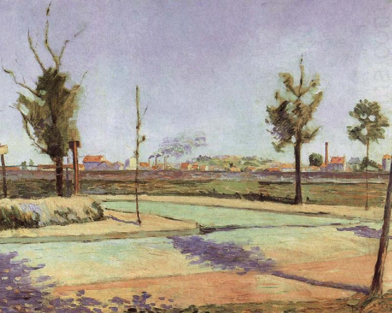Paul Signac The Road to Gennevilliers china oil painting image
